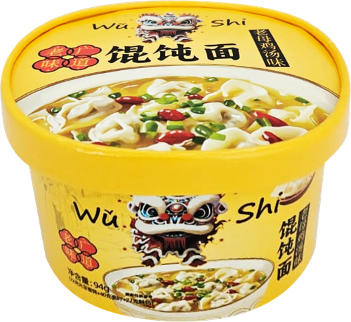 

Суп-лапша быстрого приготовления Wu Shi с вонтонами в курином бульоне 94 г