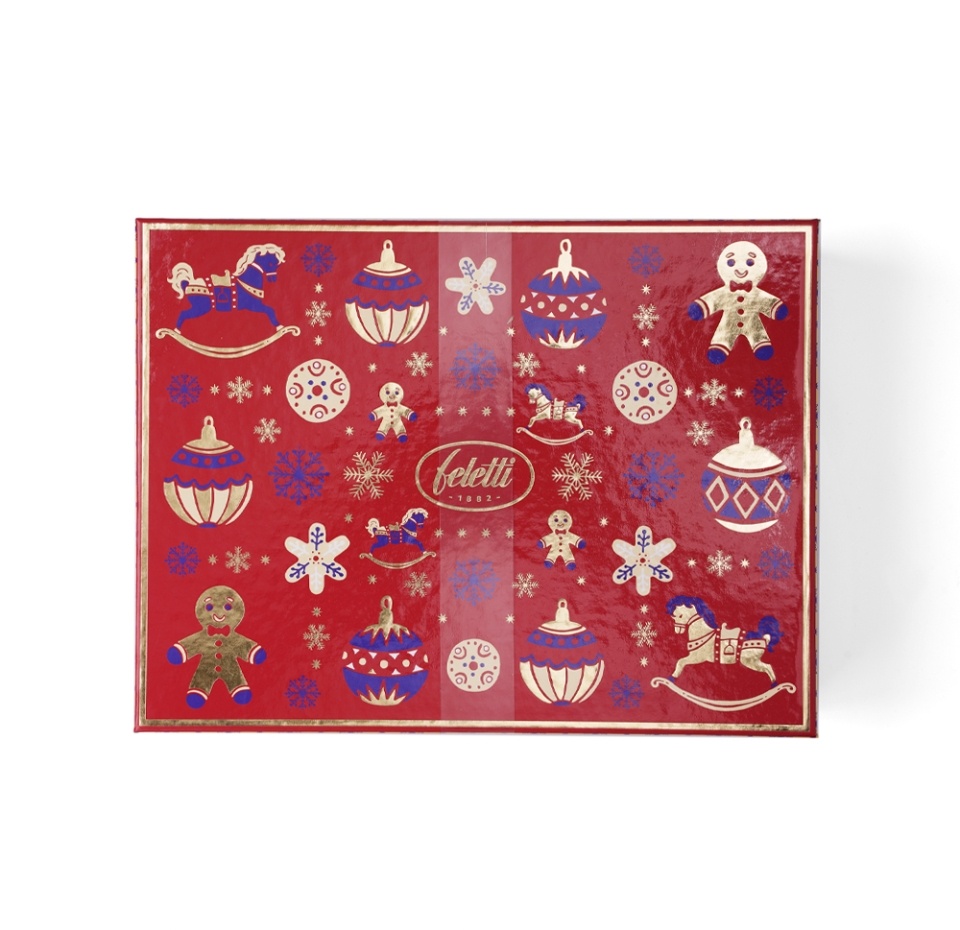 

Шоколадные конфеты Feletti Рождественская игрушка, 250 г, Италия