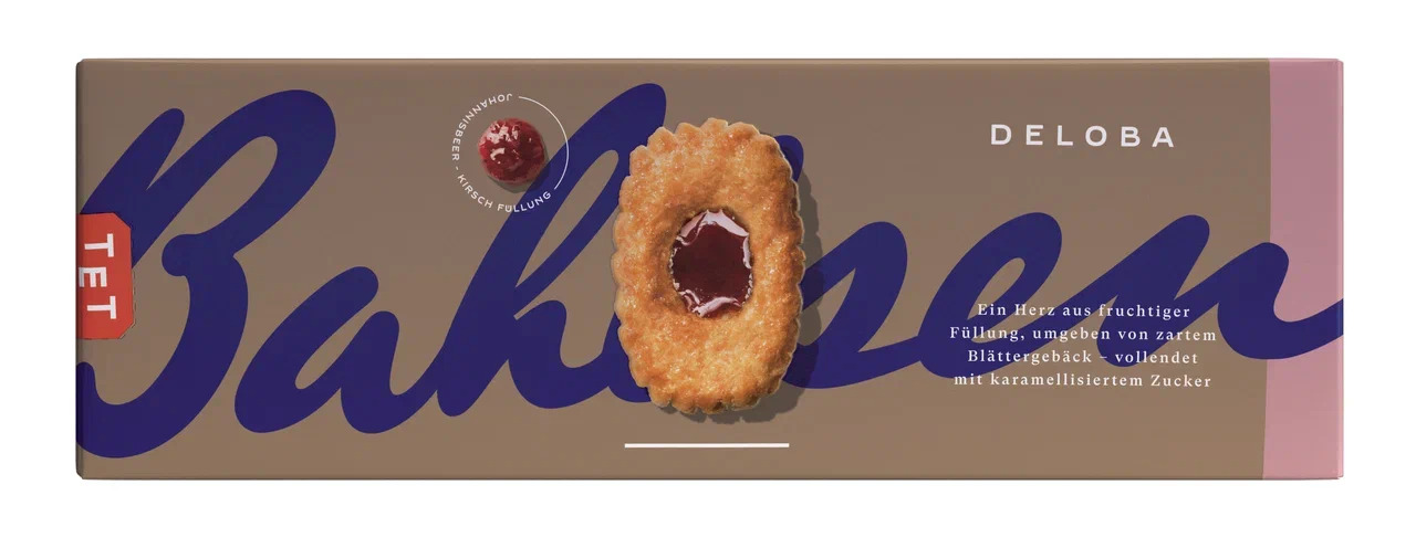 

Печенье слоеное Bahlsen с красной смородиной и вишней 100 г