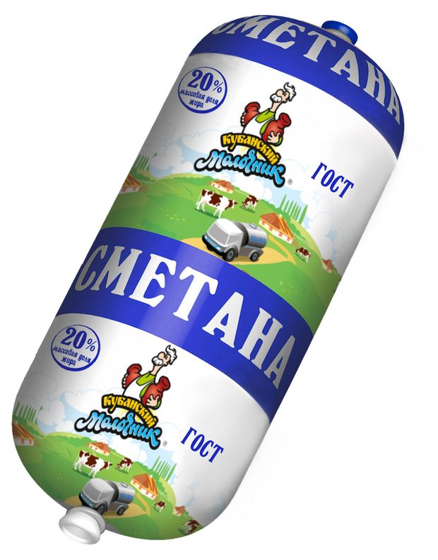 

Сметана Кубанский молочник 20% 370 г
