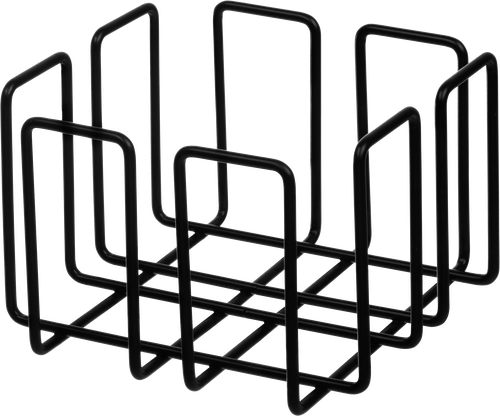 

Салфетница Рыжий Кот Ripiani металл черный 13.5x13.5x9.5 см