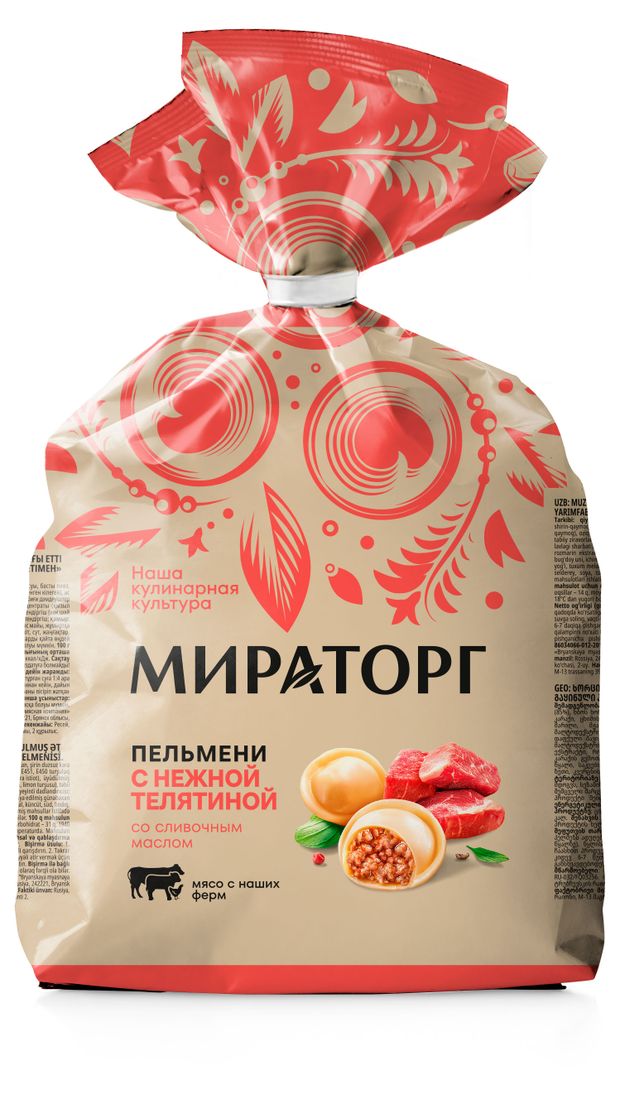 

Пельмени Мираторг с нежной телятиной 700 г