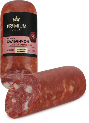 

Колбаса сырокопченая Premium Club Сальчичон 300 г