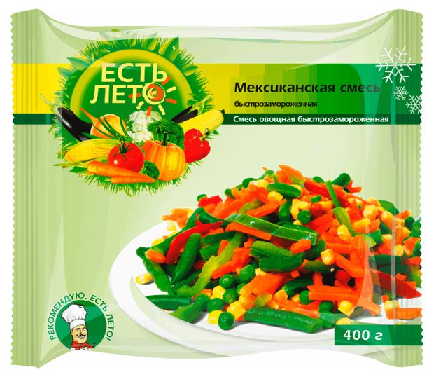 

Смесь Есть Лето овощная Мексиканская быстрозамороженная 400 г