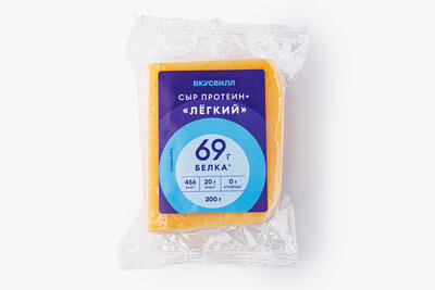 Сыр ВкусВилл Протеин+ Легкий 200 г