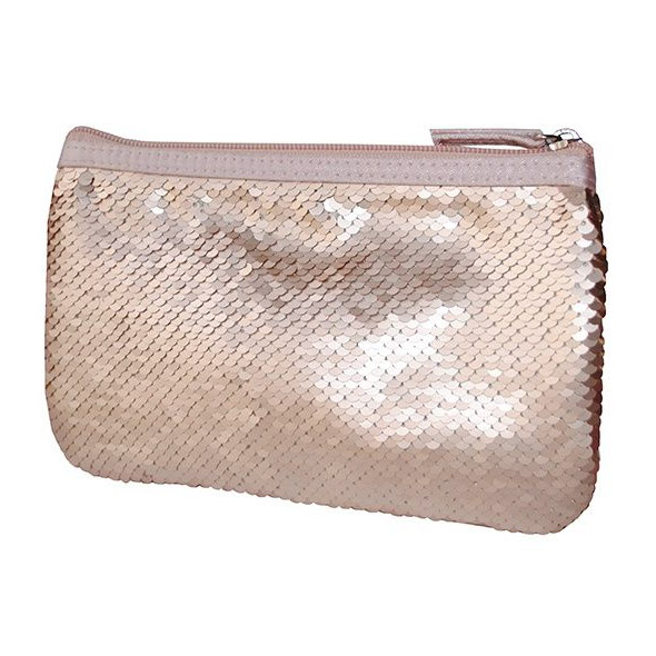 

Косметичка Studio Style пайетки бежевые