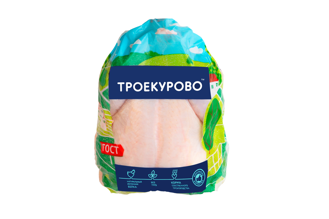 

Тушка цыпленка-бройлера Троекурово охлажденная потрошеная вес