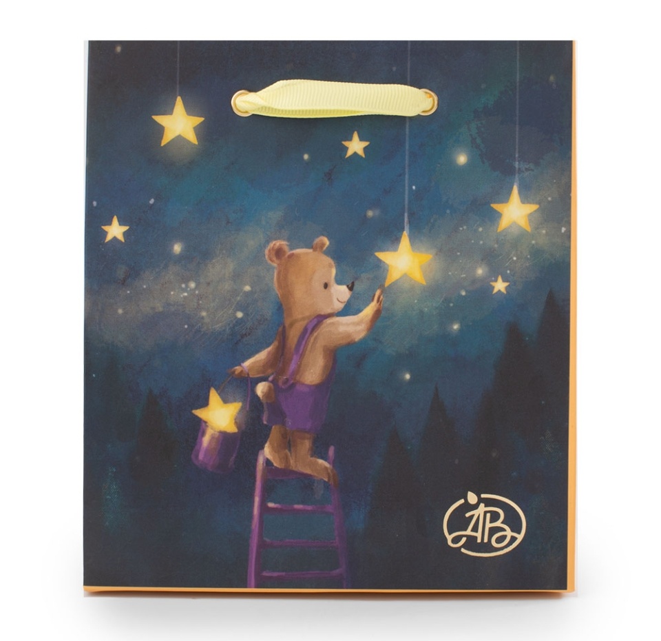 

Пакет подарочный «Азбука вкуса» Мишка звездочет 15х17х10 см