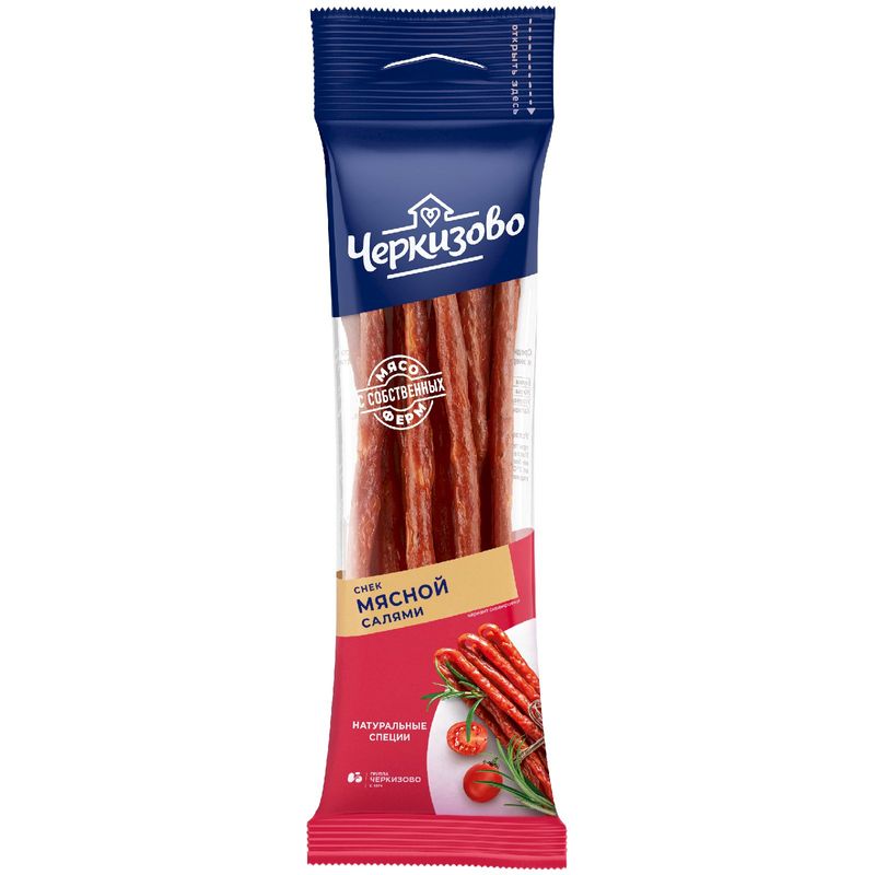 

Снек мясной Черкизово Салями сырокопченая 70 г