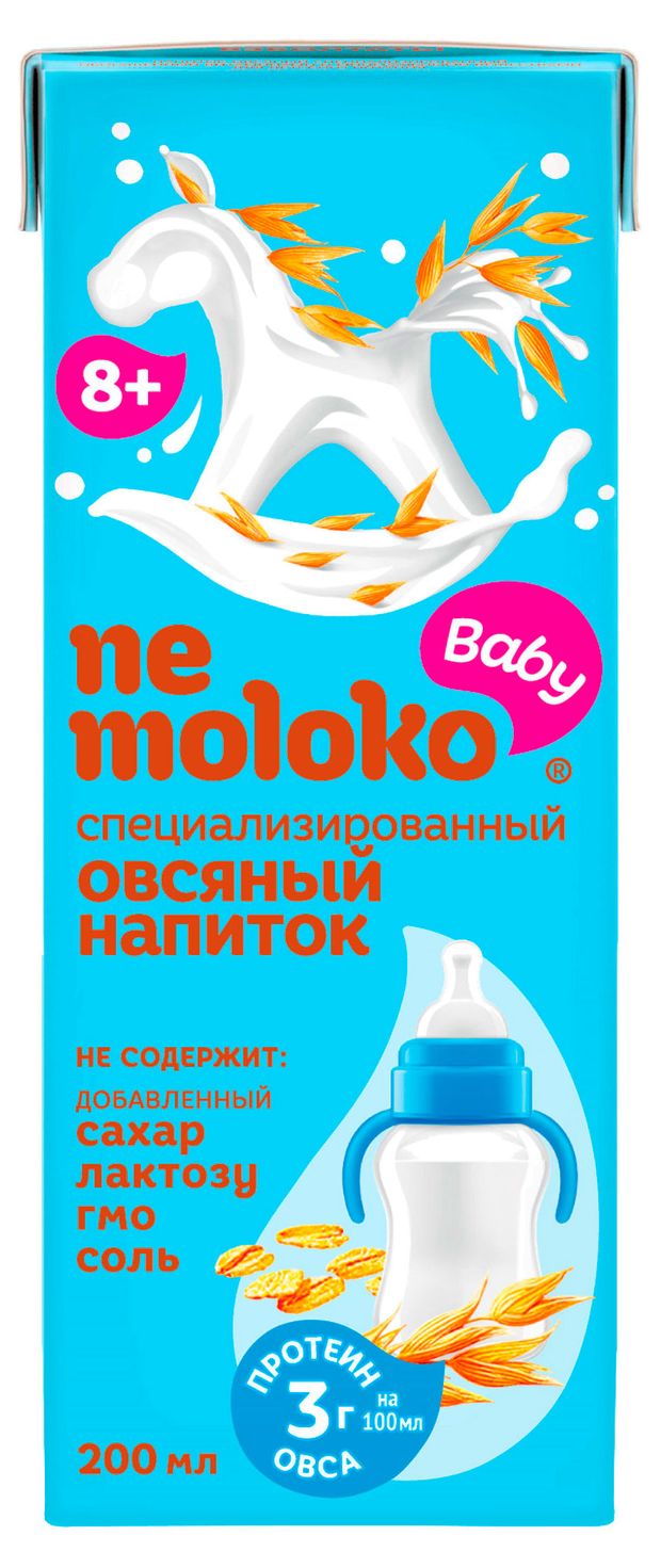 

Напиток овсяный для детского питания Nemoloko Baby c 8 месяцев 200 мл