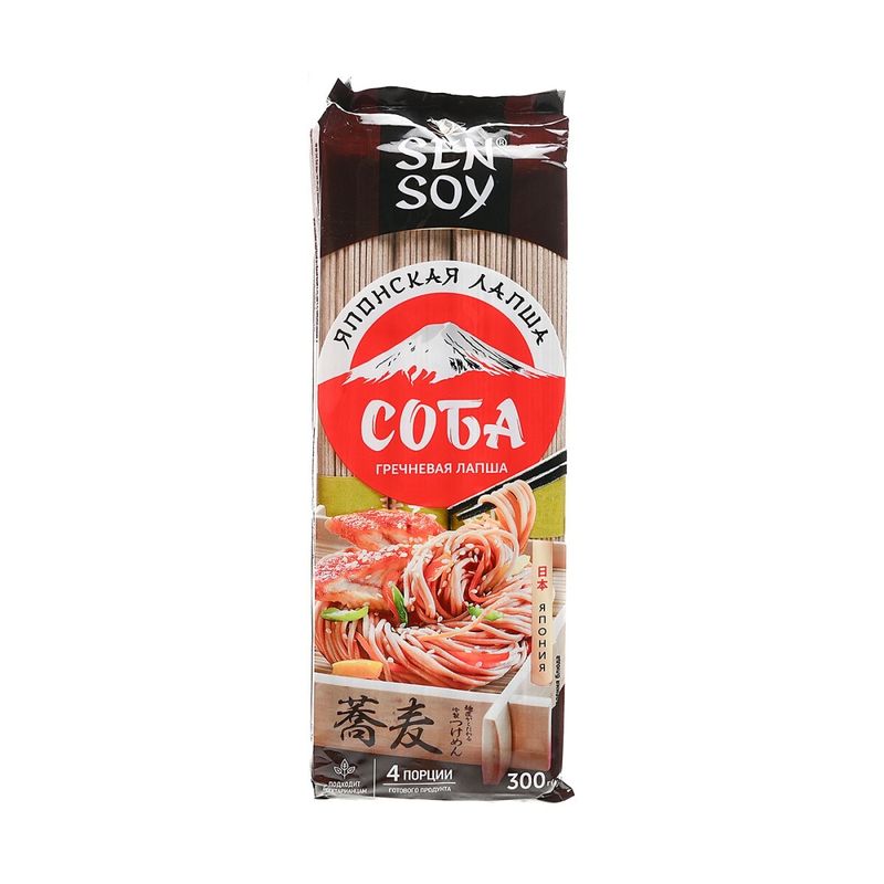 

Лапша гречневая Soba Sen Soy Premium 300 г
