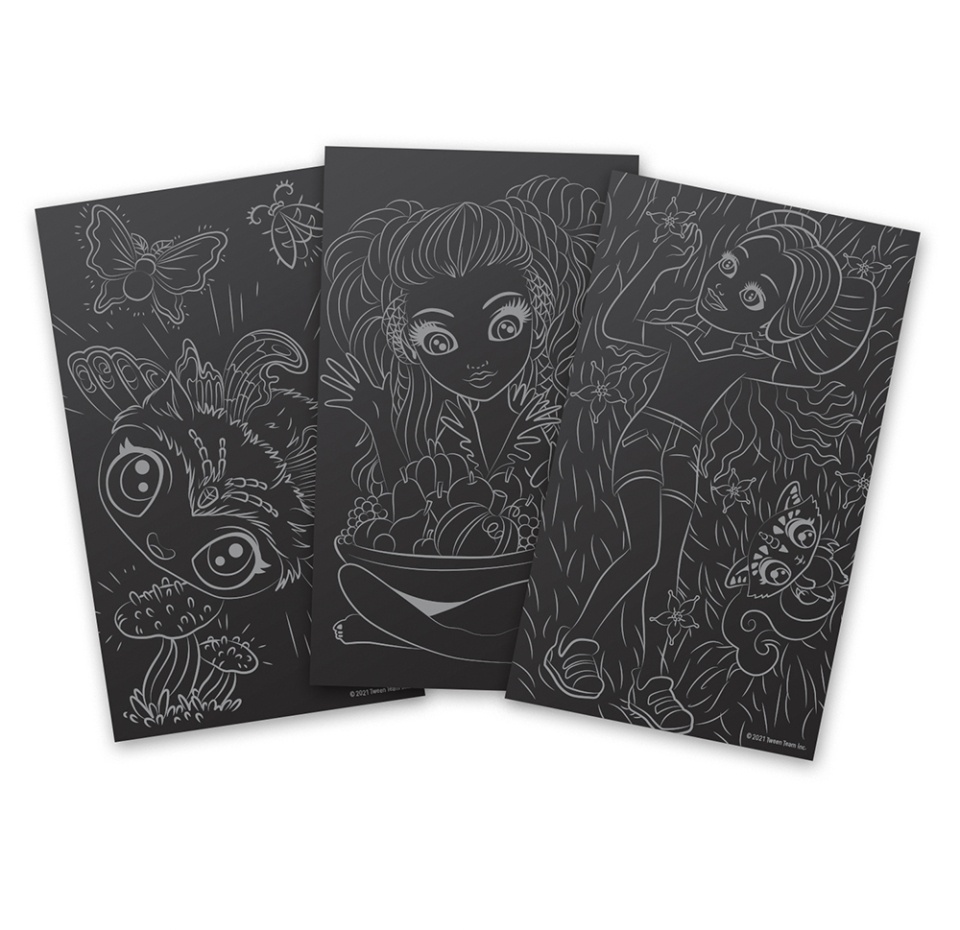 

Набор для рисования Nebulous Stars Eclipsia: 16 черных эскизов, акварельные краски, кисть