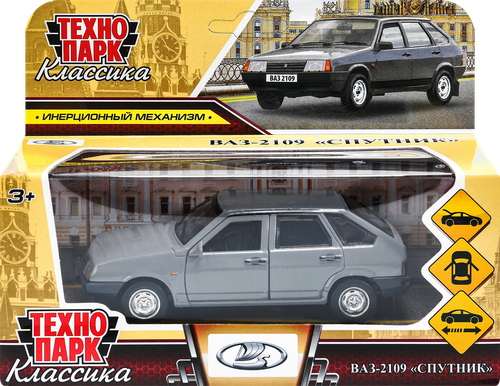 

Автомобиль Технопарк Спутник ВАЗ-2109 цвет в ассортименте 1 шт.