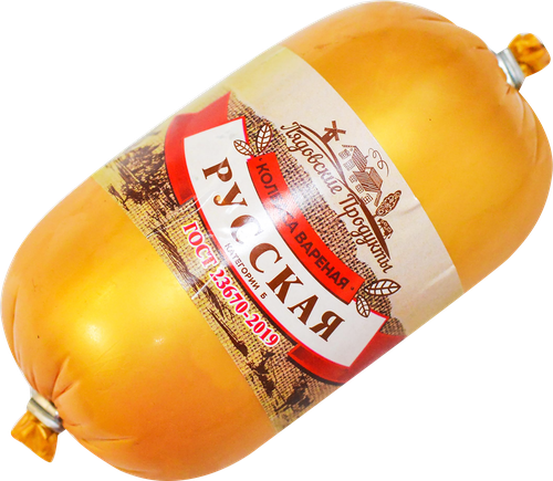 

Колбаса вареная Лядовские продукты Новосибирская птицефабрика Русская категория Б 400 г