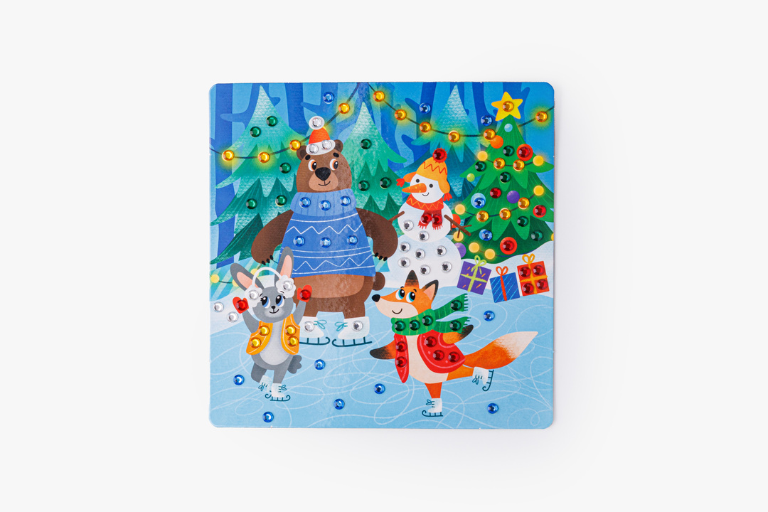 

Аппликация стразами ВкусВилл Зимняя