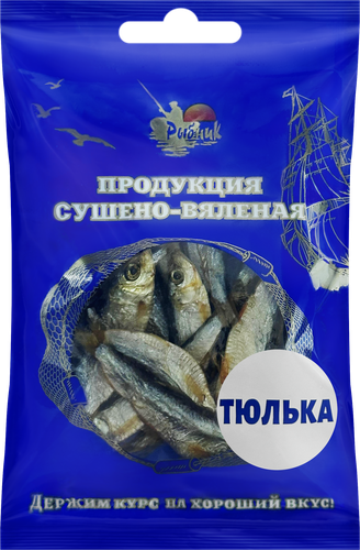 

Рыбка Рыбник Тюлька сушено-вяленая 25 г