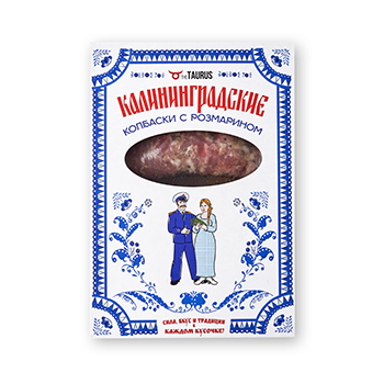 

Колбаски Taurus из свинины Калининградские с розмарином 400 г