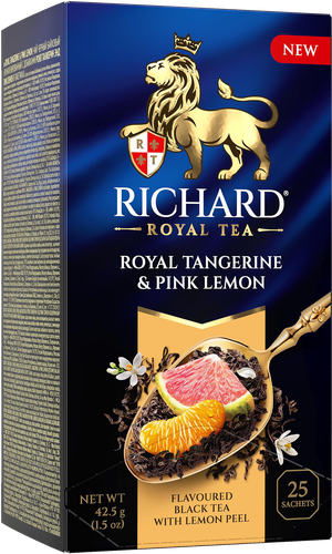 

Чай черный Richard Royal Tangerine & Pink lemon 25 шт. 42.5 г