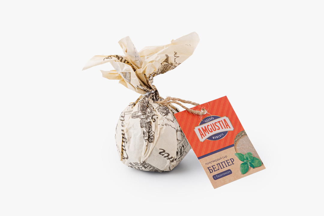 

Сыр полутвердый Amgustia Белпер базилик и чеснок 45% 100 г