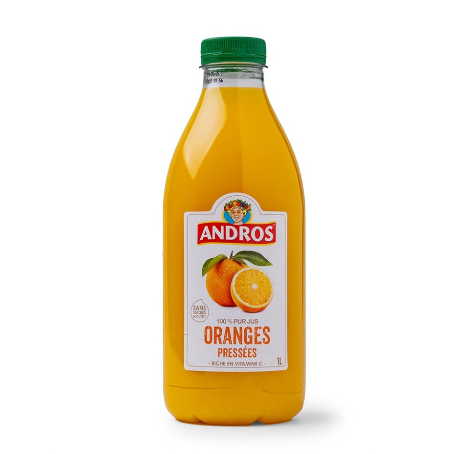 

Сок апельсиновый Andros с мякотью 1 л
