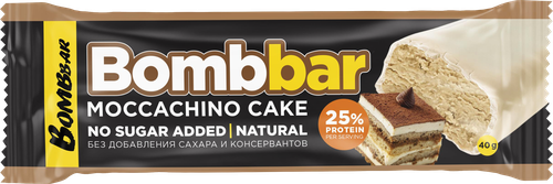 

Батончик протеиновый BombBar Торт моккачино 40 г