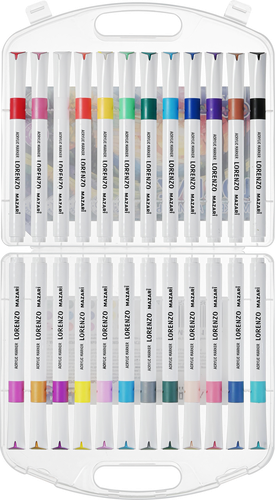 

Набор маркеров Mazari акриловых Lorenzo 24 цвета