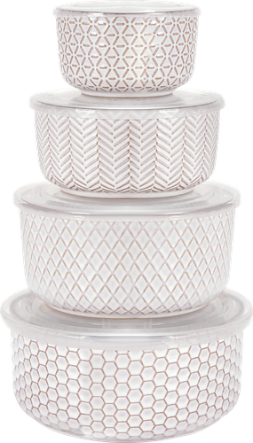 

Набор мисок Unifico Esmeralda с крышкой 4 шт