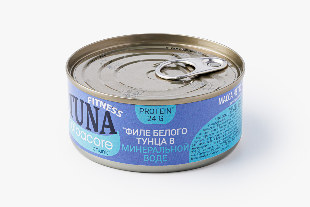 

Тунец белый SK Albacore филе в минеральной воде 140 г