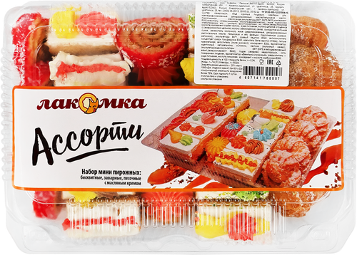 

Набор пирожных Лакомка Ассорти, 500 г