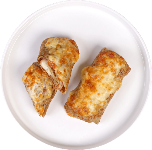 

Блинчики запеченные с сыром и ветчиной 200 г