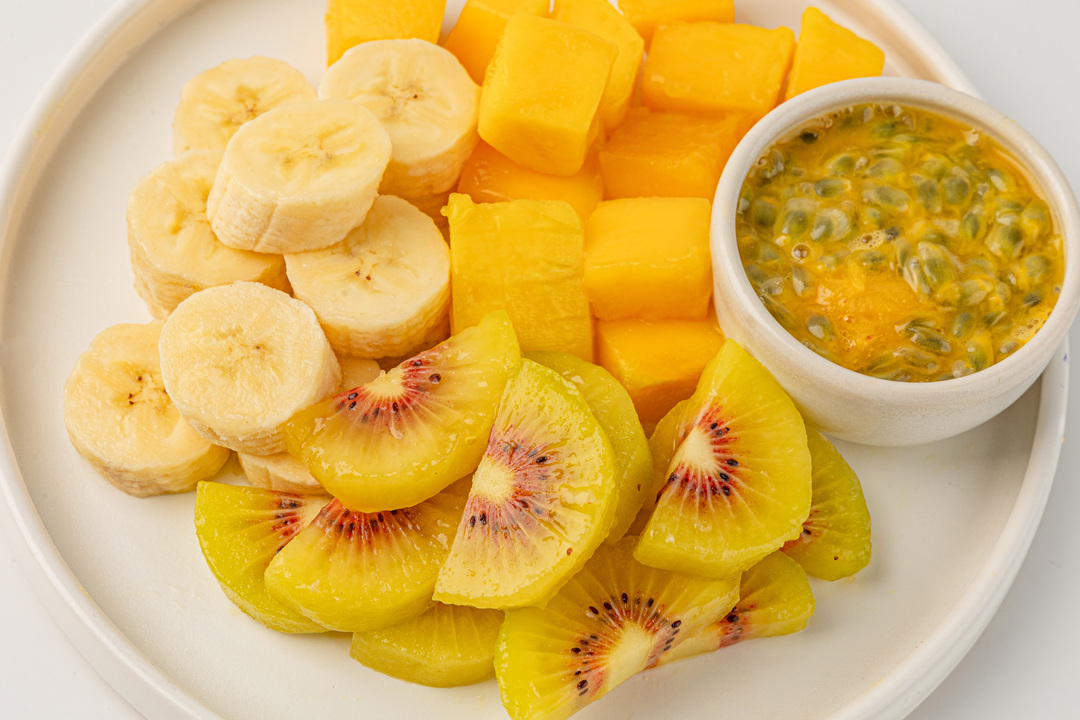 

Фруктовый микс Фруткорт манго банан киви маракуйя 300 г