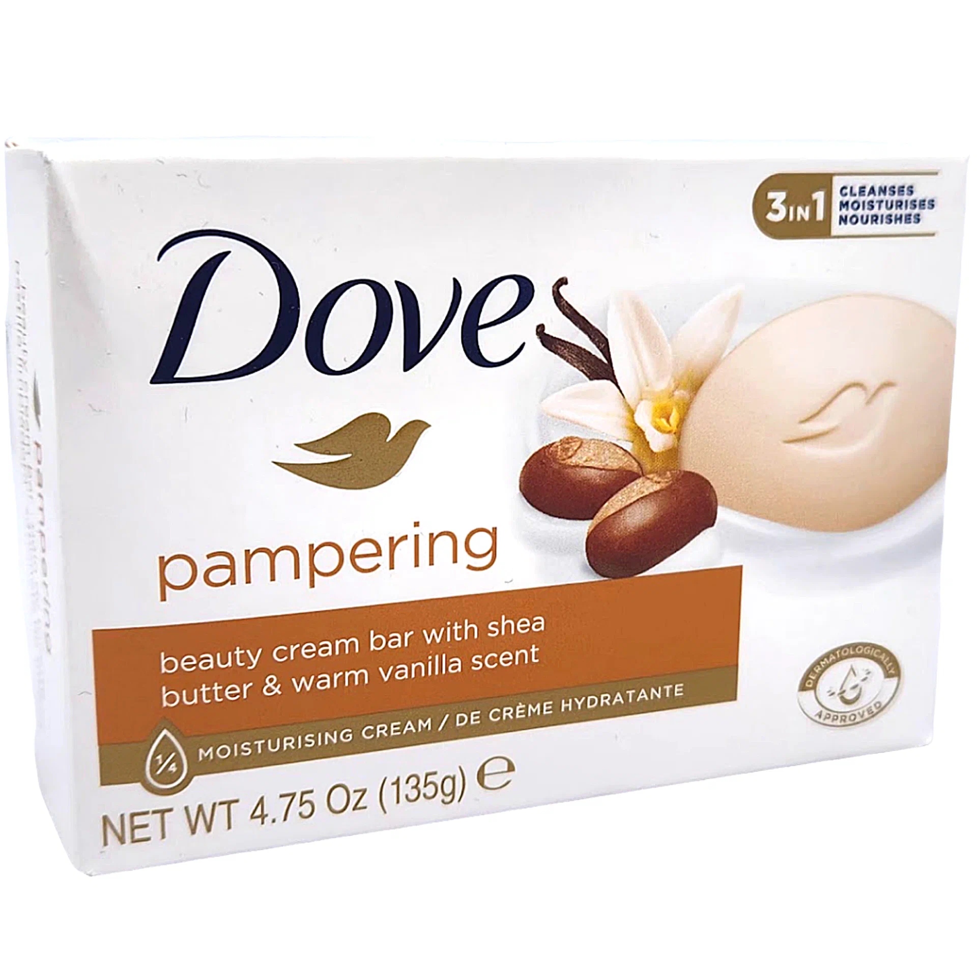 

Крем-мыло Dove Pampering с маслом ши и ванилью 135 г