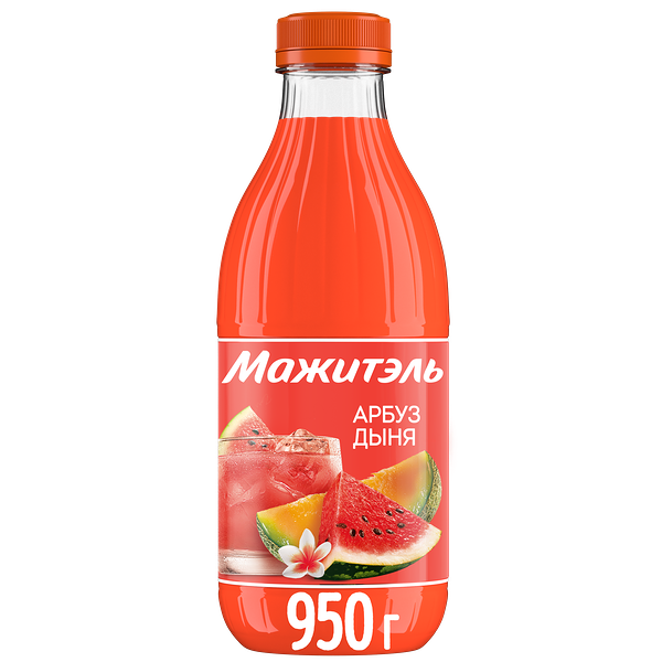 Сывороточный коктейль Мажитэль с соком Арбуз-Дыня 950 г