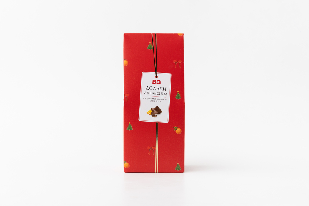 

Дольки апельсина в горьком и молочном шоколаде