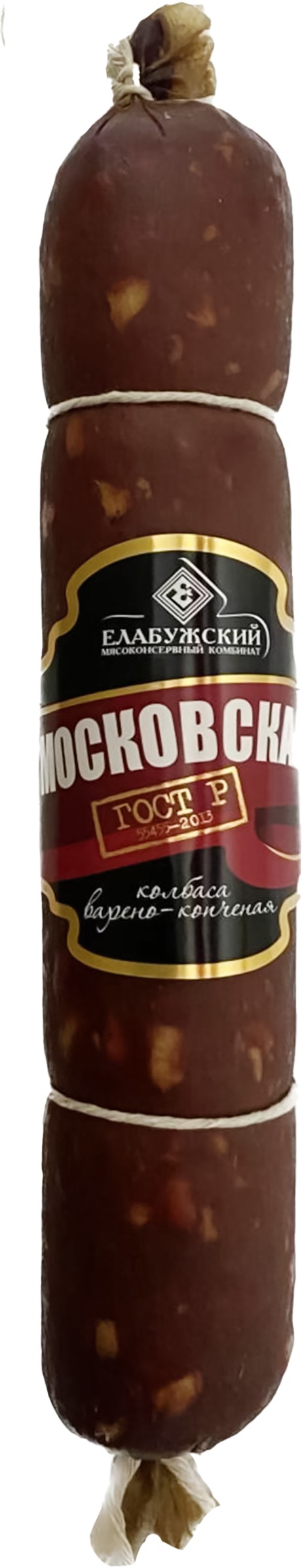 

Колбаса копчено-вареная Елабужский мясоконсервный комбинат Московская ГОСТ вес