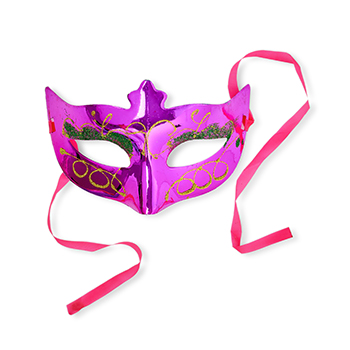 

Маска карнавальная Тайна Венеции красная