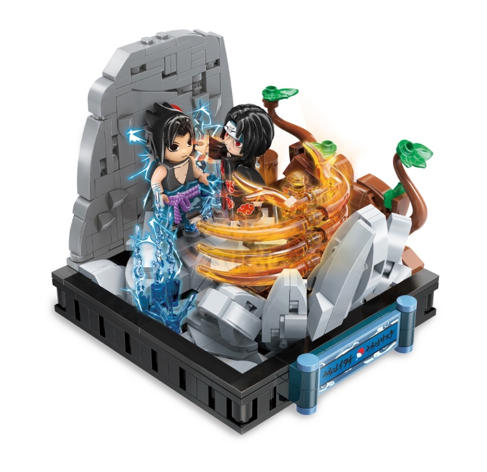 

Конструктор Naruto битва между братьями Учиха 13.5х12х11см