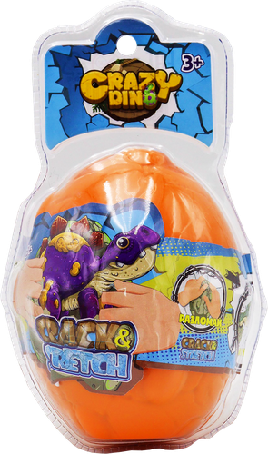 

Фигурка-сюрприз Crazy Dino Crack&Stretch Динозавр в яйце 1 шт. в ассортименте