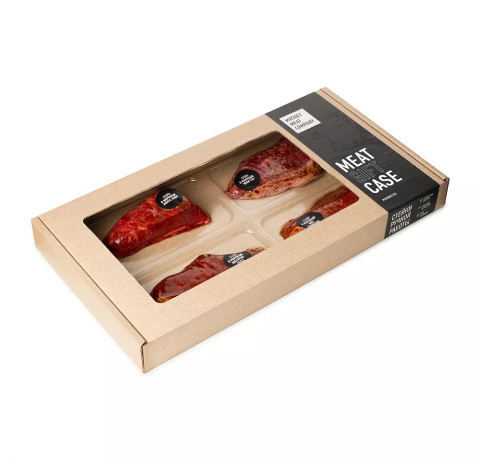 

Набор говяжьих стейков в маринаде, Мяsoet Meat Company