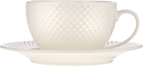 

Чайная пара Unifico Alessandra кружка 245 мл 4 шт., блюдце 16 см 4 шт. костяной фарфор