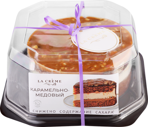 

Торт La Creme Карамельно-медовый 650 г
