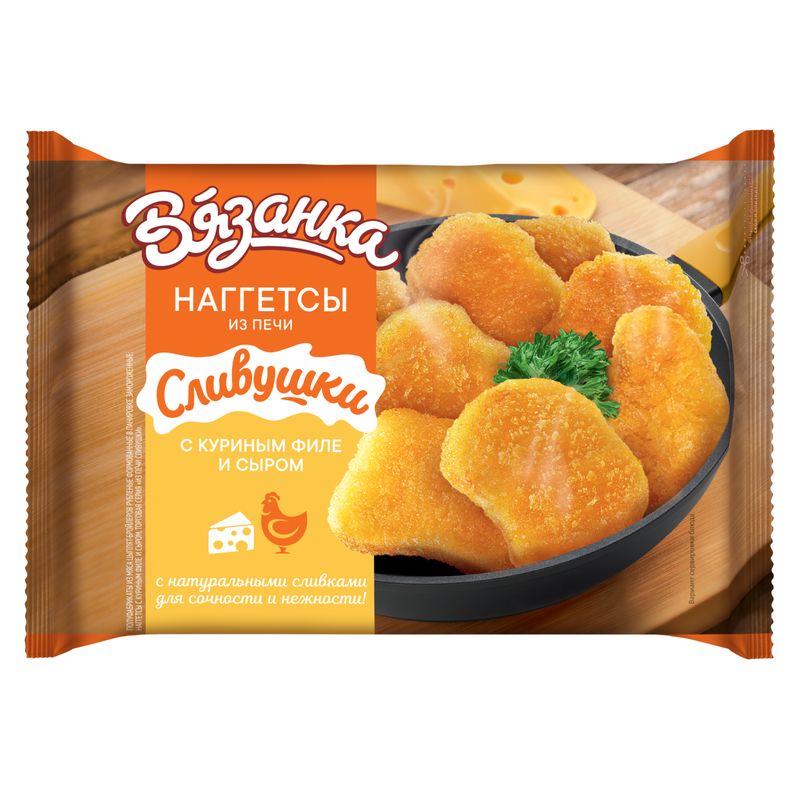 

Наггетсы Вязанка Сливушки с куриным филе и сыром 250 г