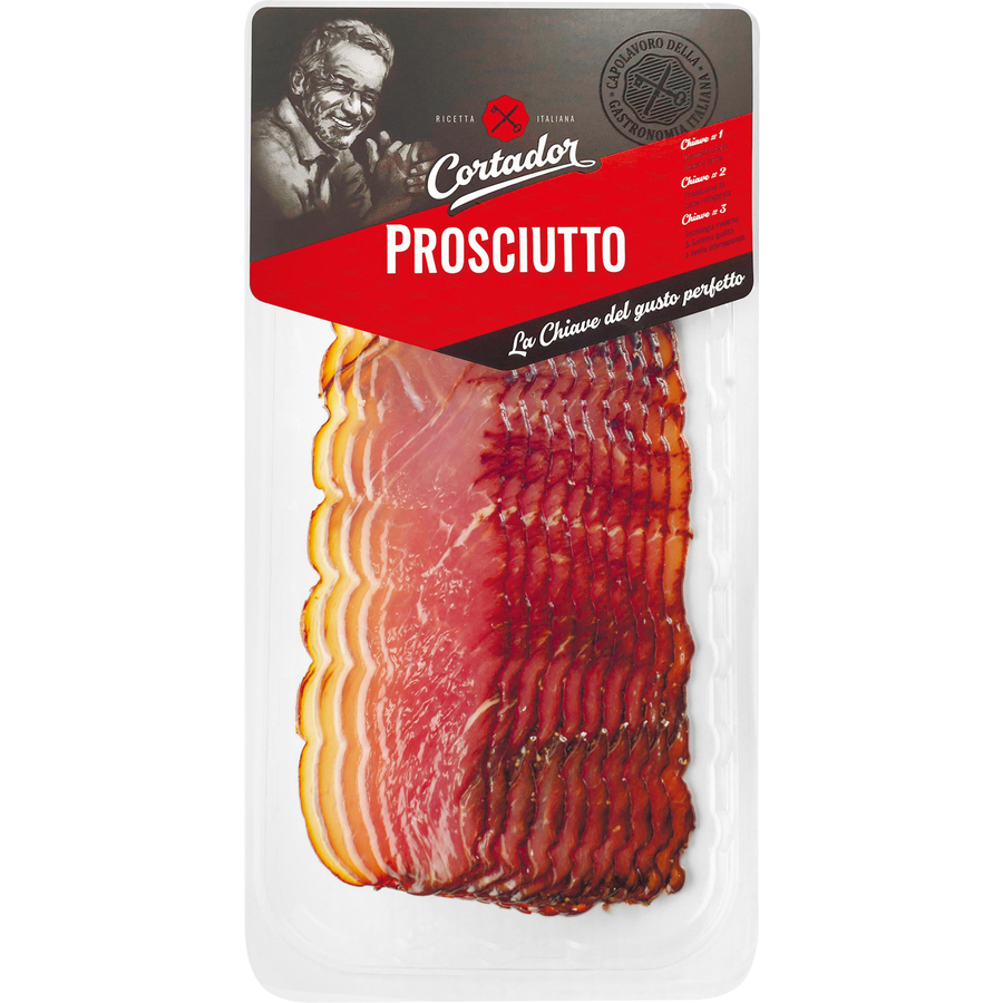 

Прошутто Cortador из свинины сырокопченый 80 г