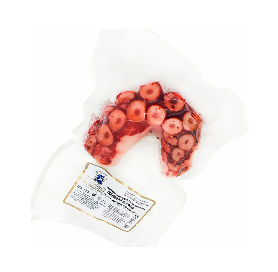 

Осьминог Дальпико ароматный кусок 150 г