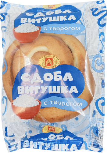 

Сдоба Псковский хлебокомбинат Витушка с творогом 75 г