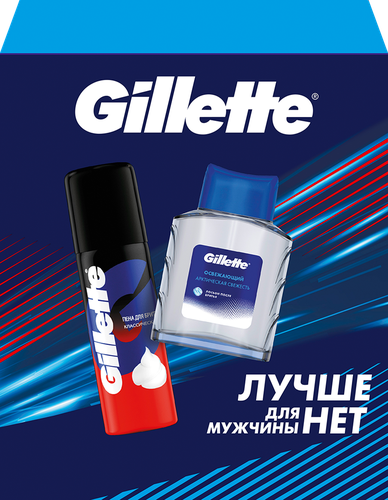 

Набор подарочный Gillette: Лосьон после бритья 50 мл, Пена для бритья 50 мл