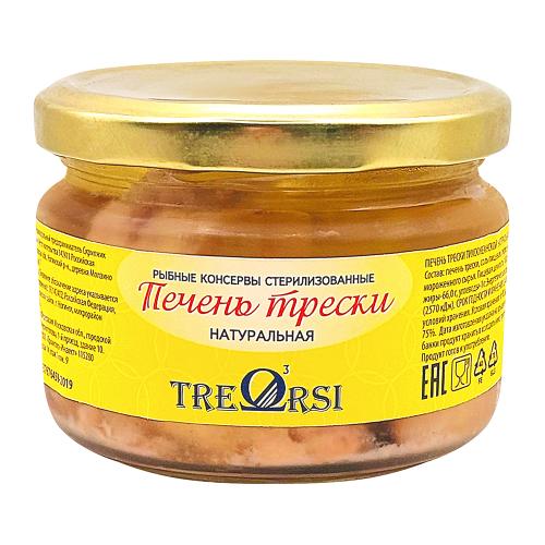 

Печень трески Treorsi натуральная 230 г