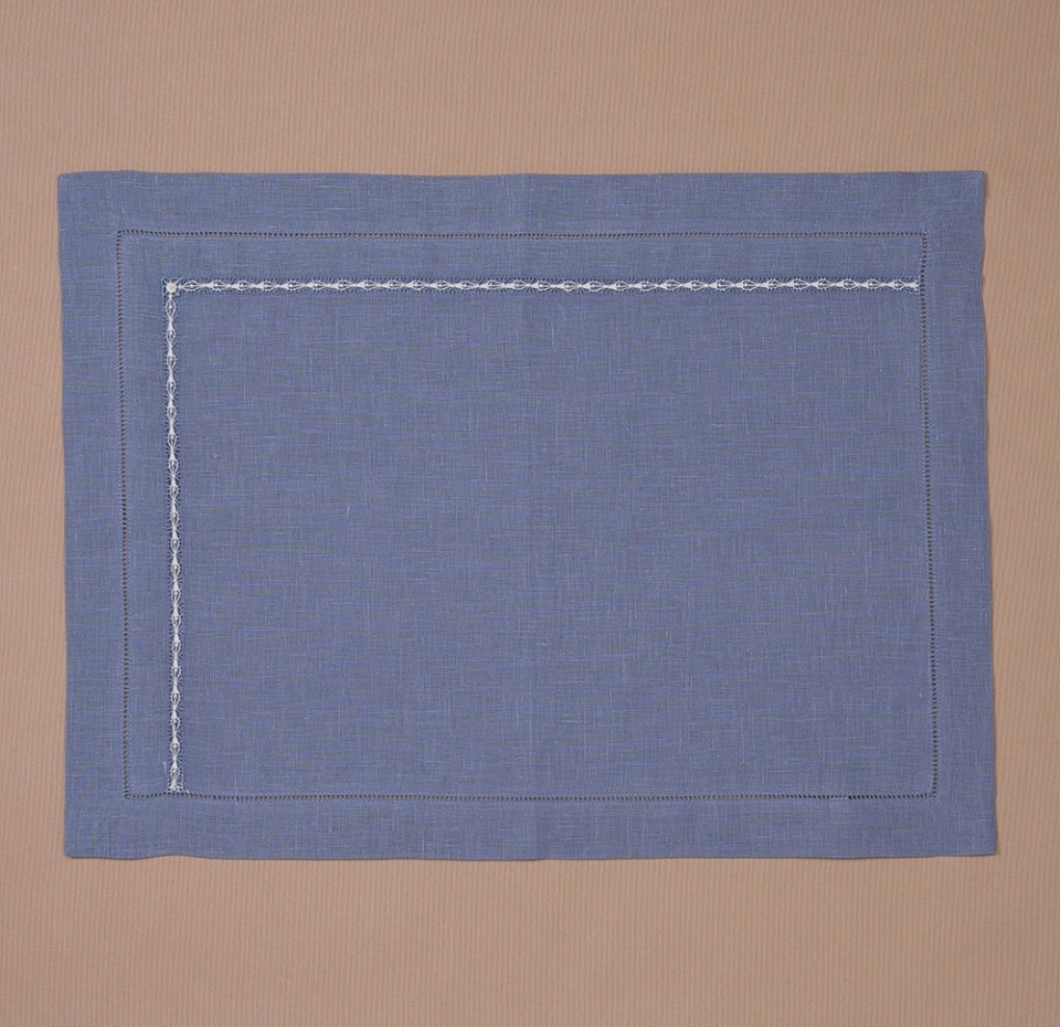 

Салфетка сервировочная Крестецкая строчка Золотая рыбка Синий 55 х 40 см