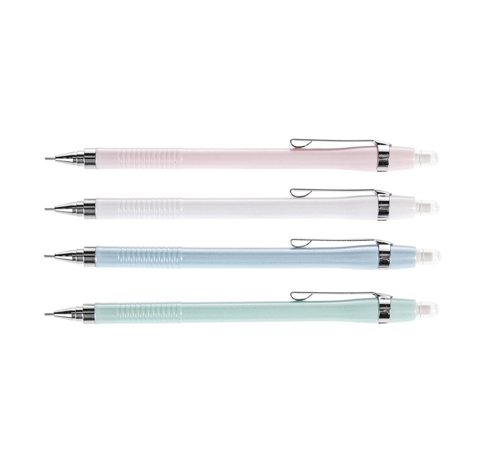 

Карандаш механический Mildtone со встроенным ластиком в ассортименте, Hatber, 0.5 мм, Китай 1 шт.