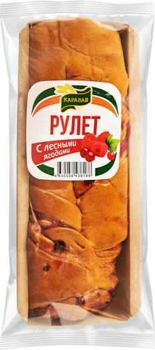 

Рулет Каравай с лесными ягодами 250 г